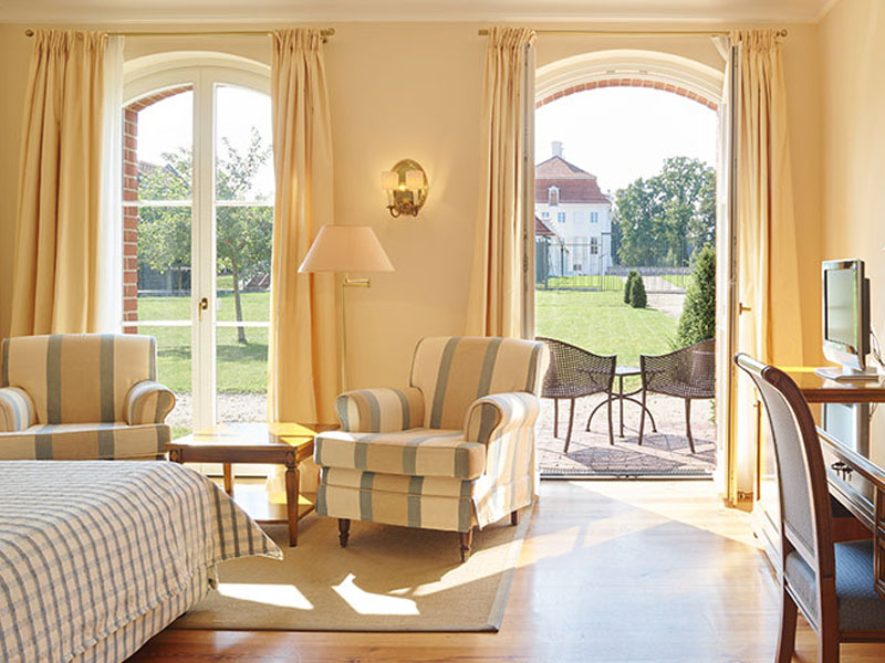 Hotel Meseberg Luxus Schlafzimmer